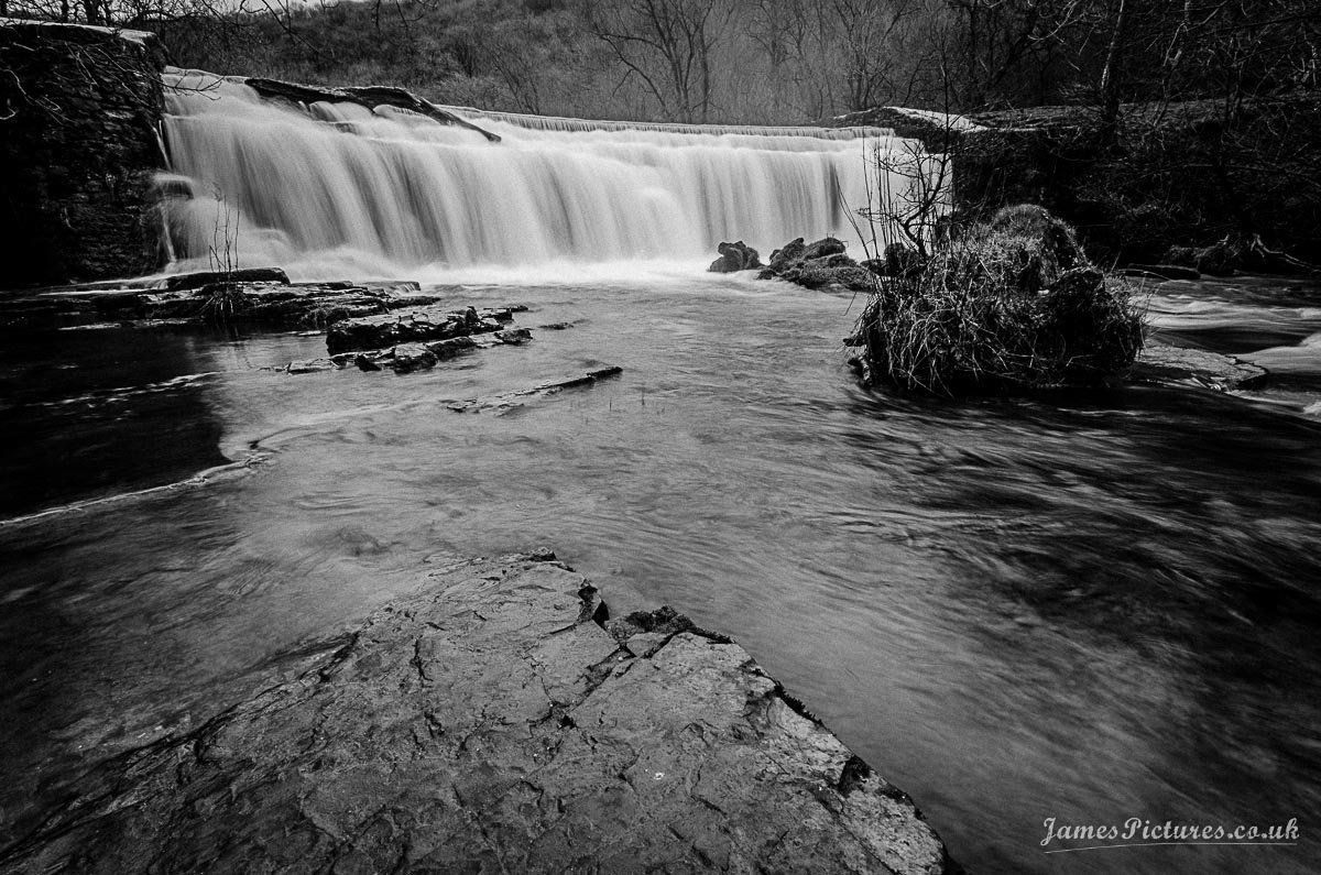Monsal head waterfall near Little Longstone