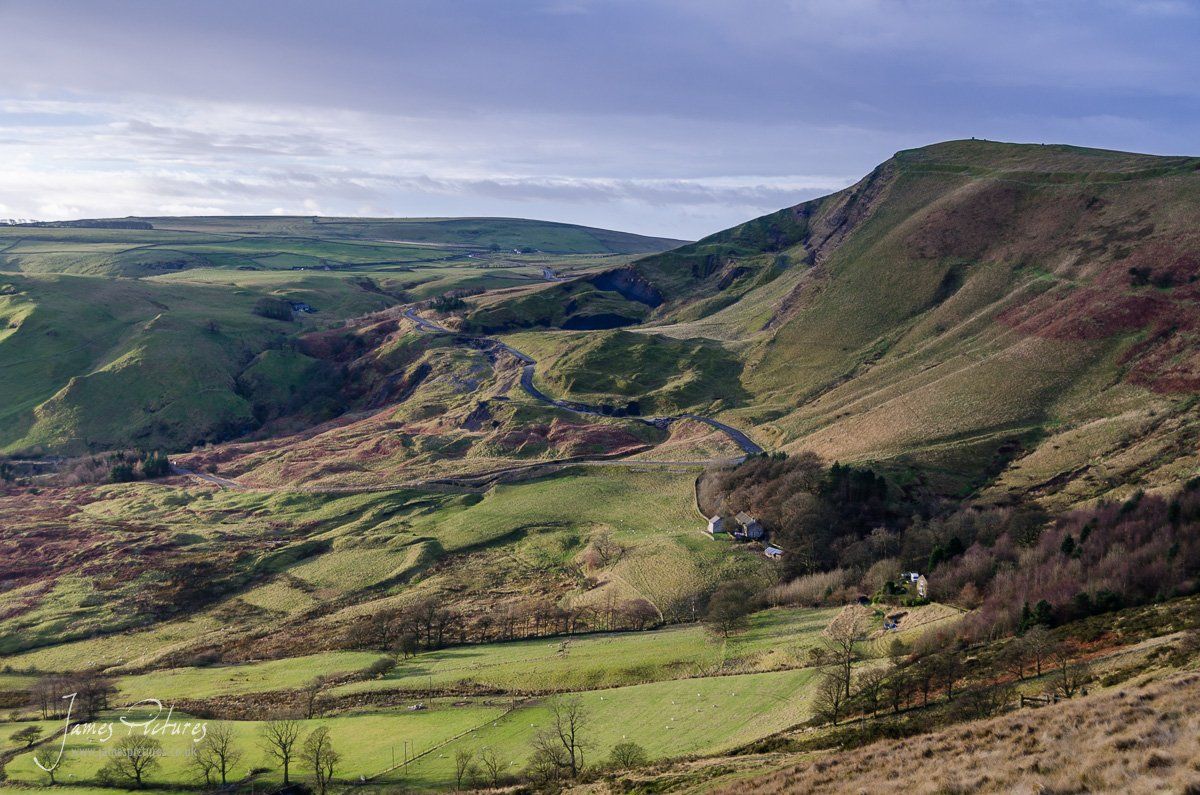 Taken from Hollins Cross as the sun rises from my left, casting some lovely light onto Mam Tor