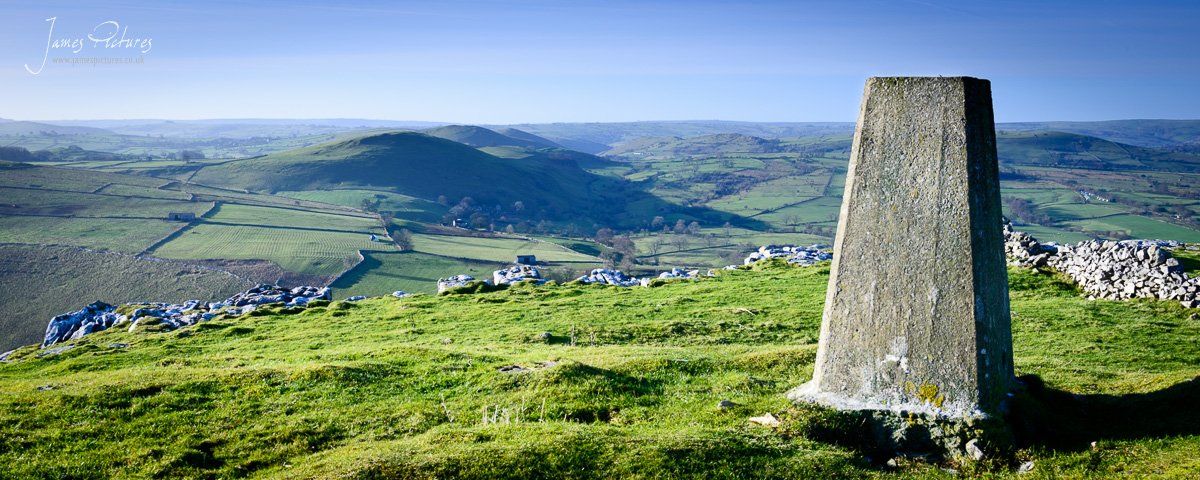 Looking South West from Wolfscote Hill out towards Gratton Hill and Narrowdale Hill
