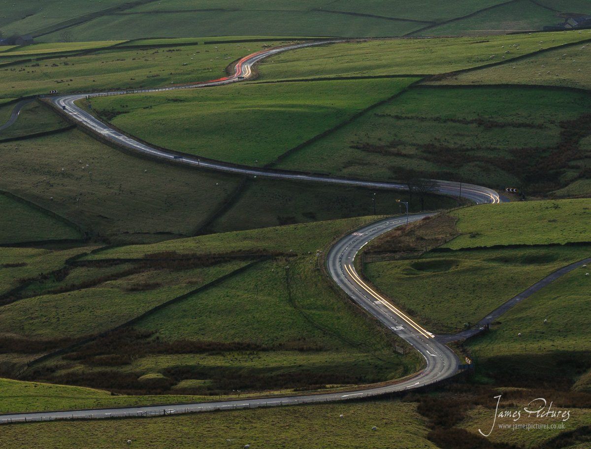 Winding Roads in the Peak District