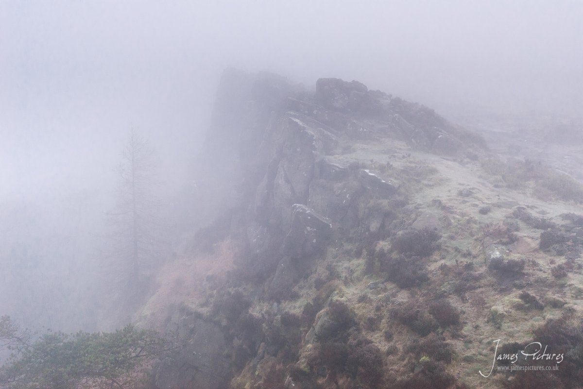 Poor visibility at The Roaches