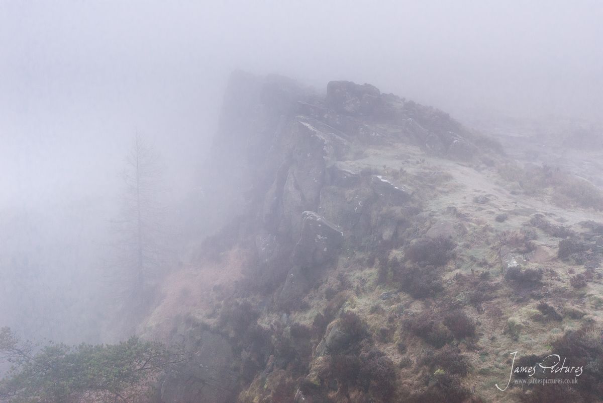 Poor visibility at The Roaches