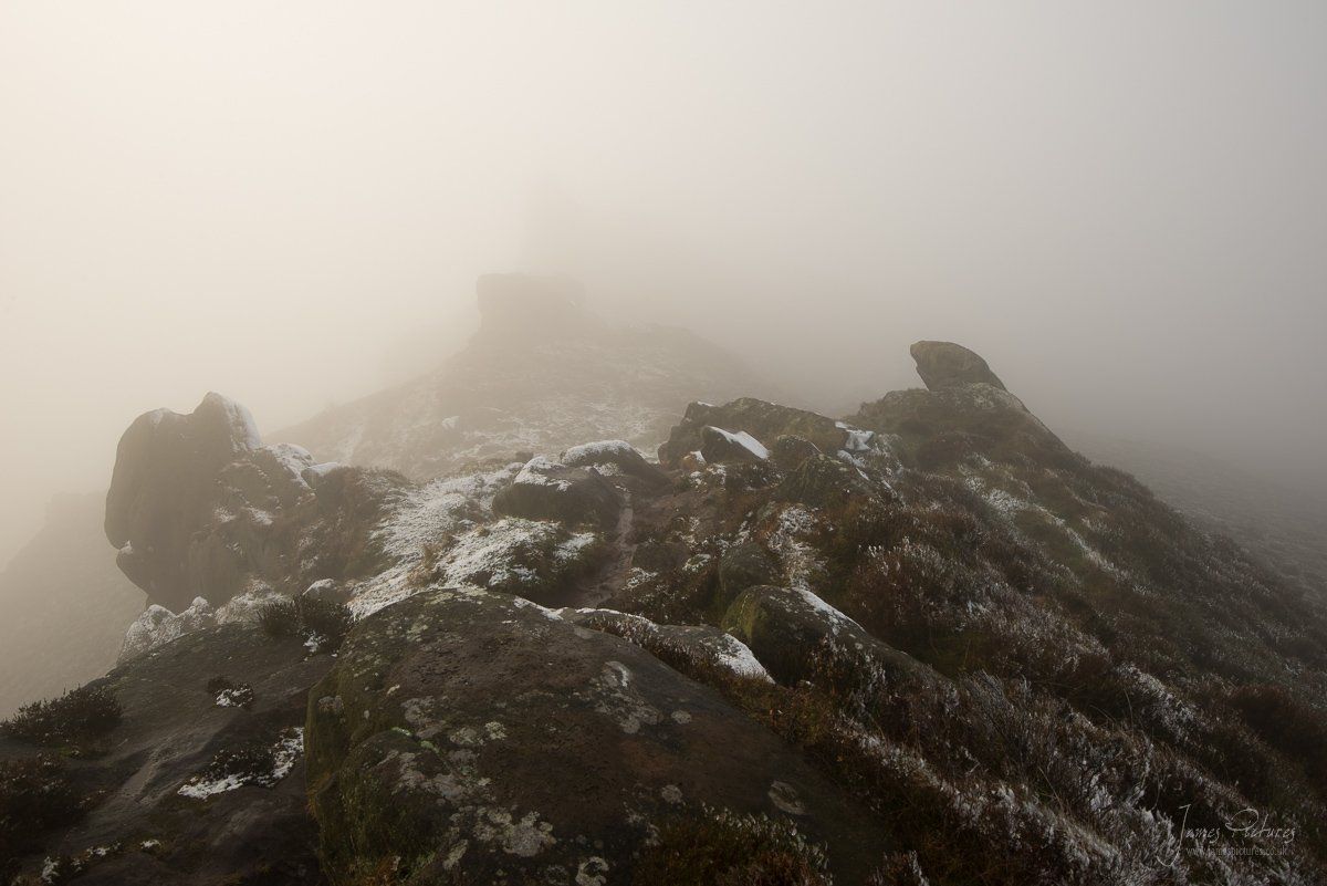 Ramshaw Rocks Low Cloud