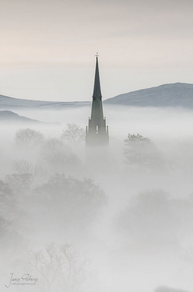 Butterton Church in the Mist