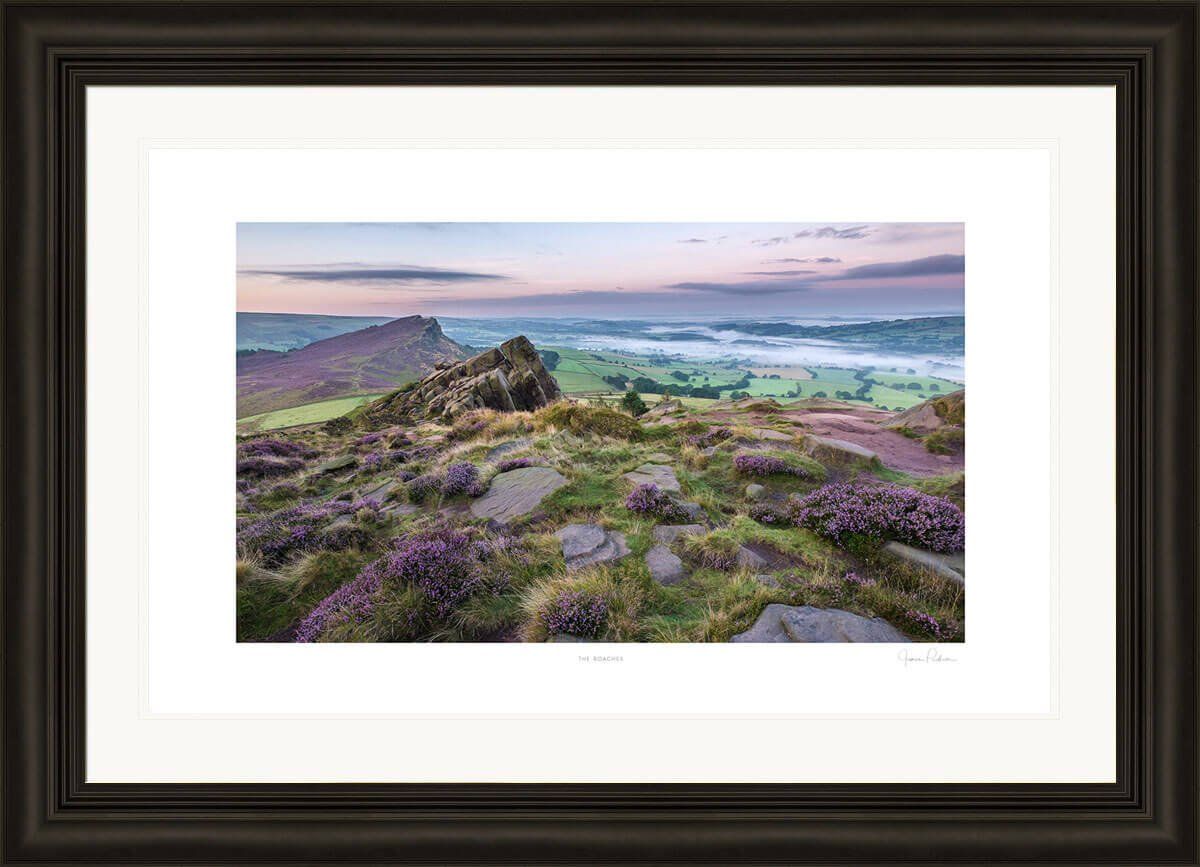 An example of the print framed and mounted