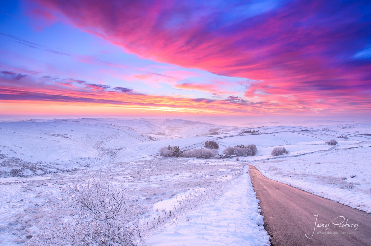 Snow in the Peak District James Pictures