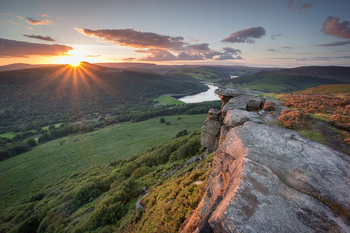 Sunset At Bamford Edge