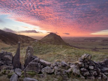 Red Sky Above Chrome Hill