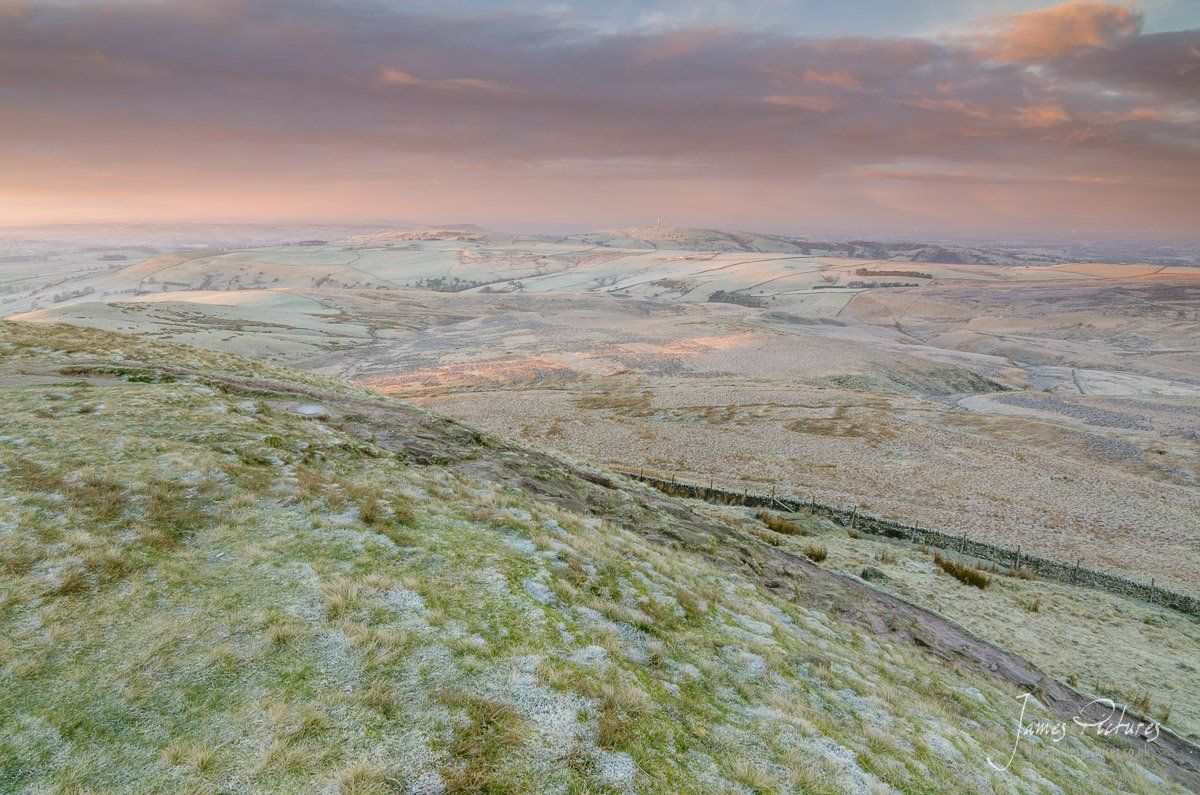 Frost Covered Shutlingsloe Peak District