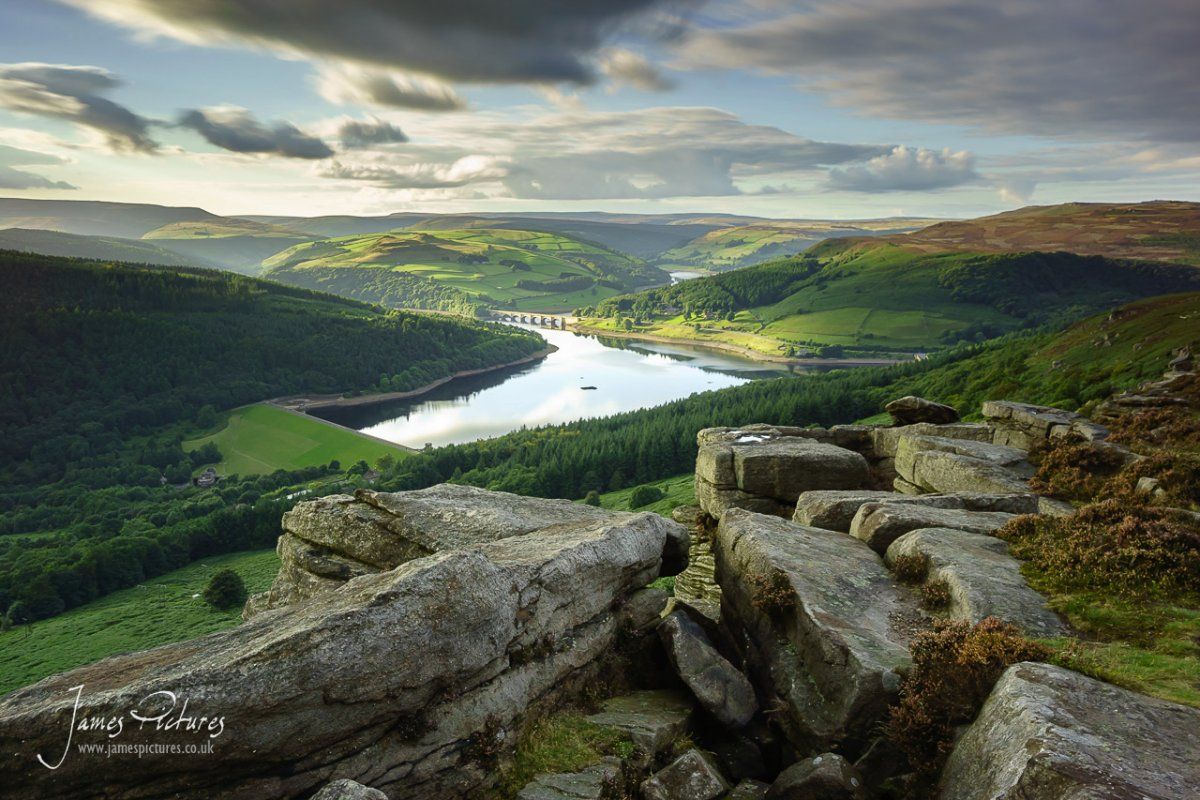 Looking Down Onto Ladybower Reservoir