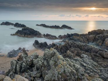 This was taken on the Northern most edge of Llanddwyn Island. Whilst waiting for the sun to set I had a play with my new Lee Little Stopper