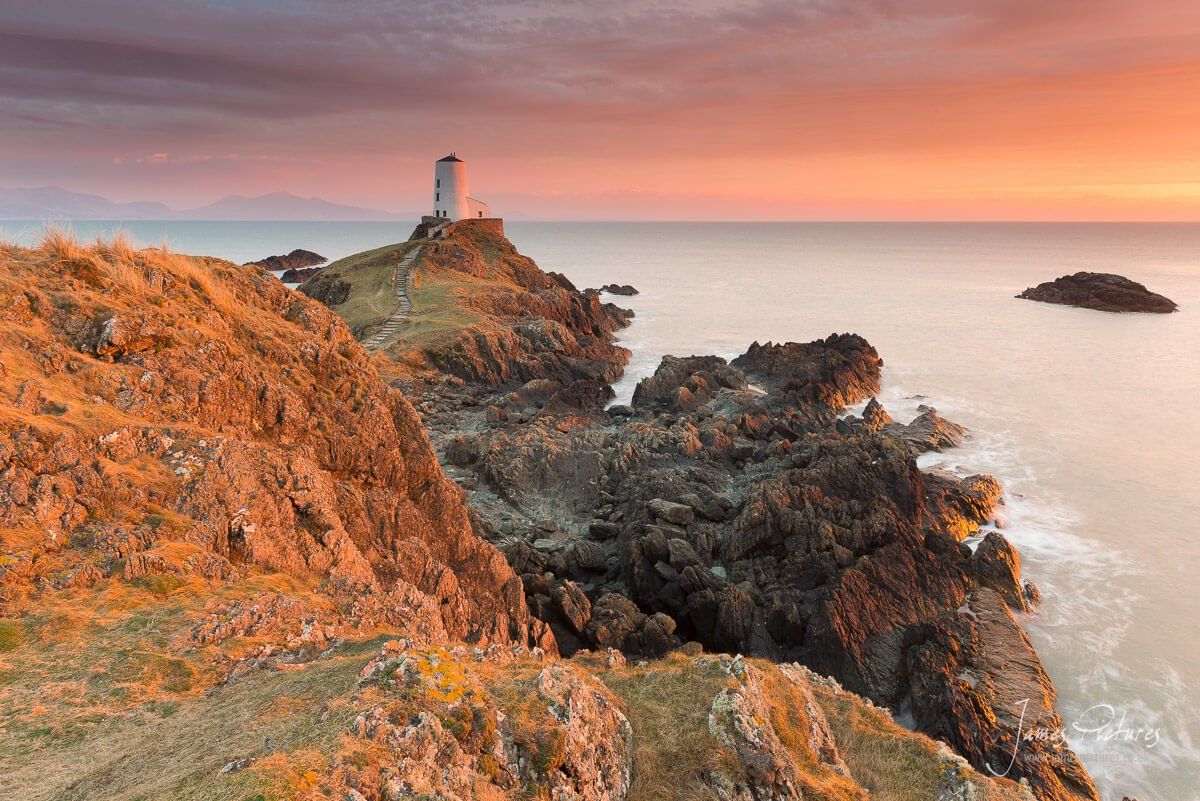 The stunning Twr Mawr Lighthouse in Anglesey, North Wales