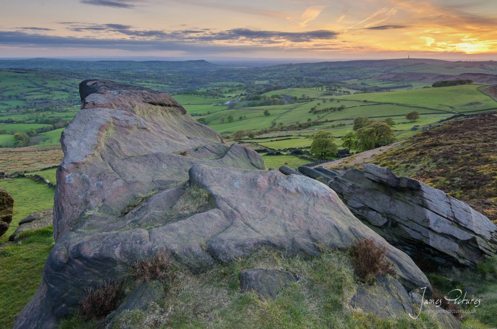 Taken from the Roaches, looking west over towards Macclesfield. (0.9ND Grad Filter)