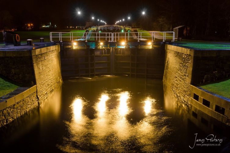 Neptunes Staircase is a staircase lock comprising eight locks on the Caledonian Canal. It is the longest staircase lock in the United Kingdom, and lifts boats 64 feet.