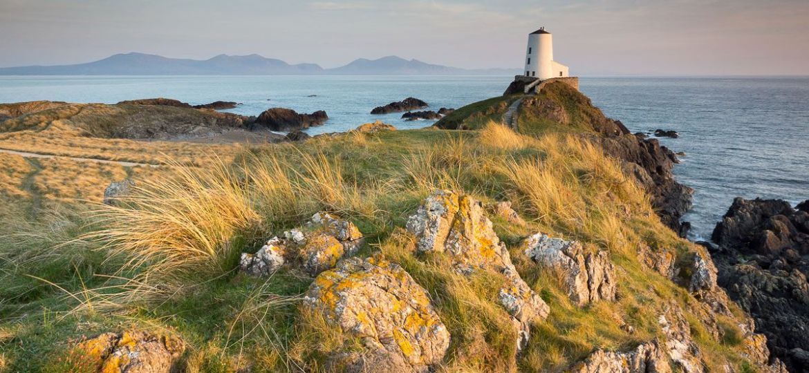 Twr Mawr Lighthouse, Llanddwyn Island, Wales one evening in May 2013