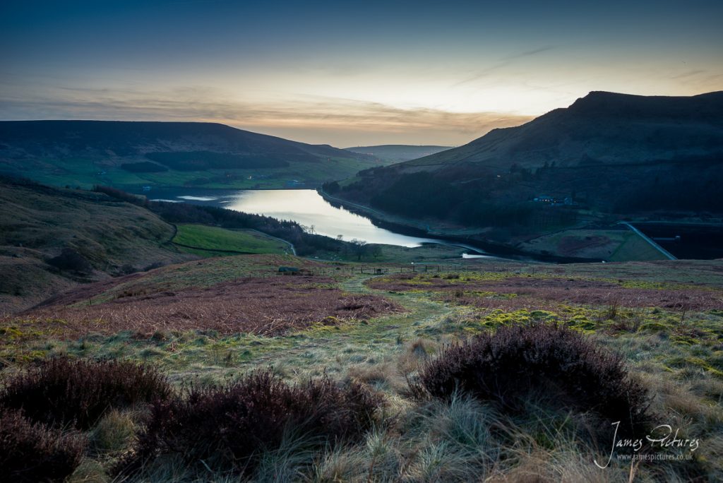 Admiring Dove Stone Reservoir on my way home, I just sat and watched the sun fade, a stunning remote location.