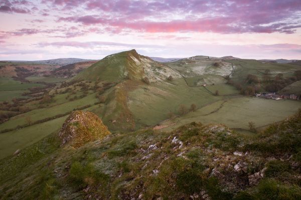 Parkhouse Hill at Sunrise in Derbyshire The view from Parkhouse Hill at sunrise