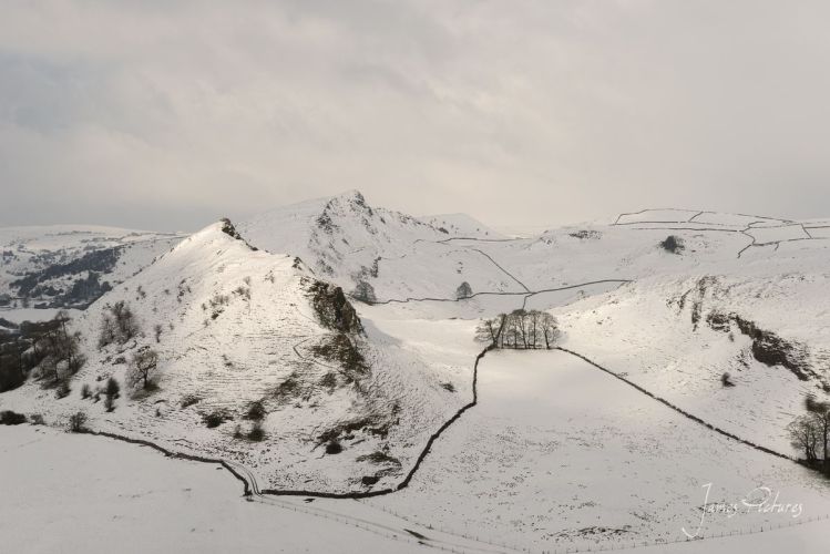 Parkhouse and Chrome Hill from Hitter Hill