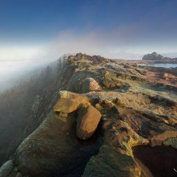 Doxey Pool in Staffordshire Peak District