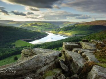 Looking Down Onto Ladybower Reservoir