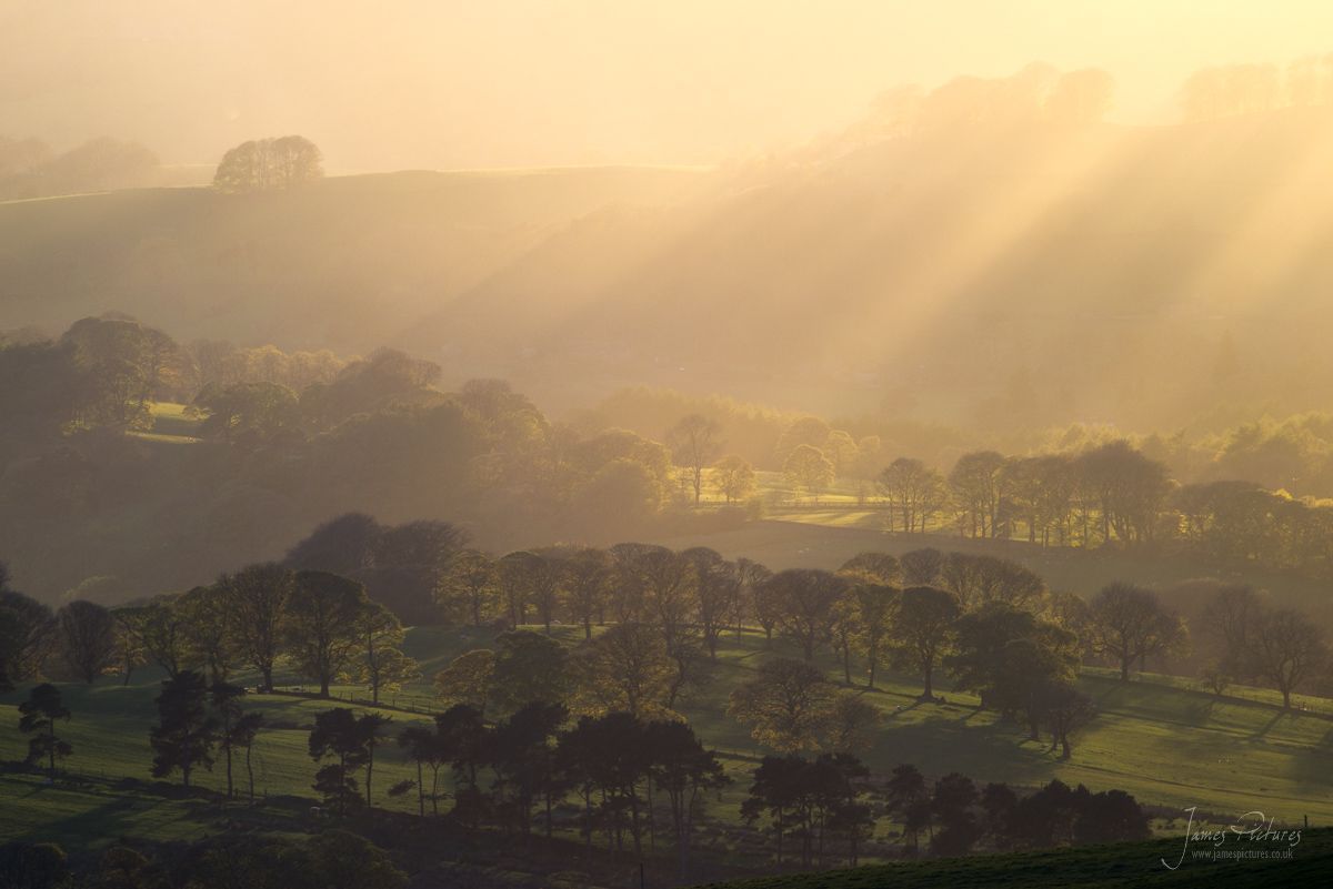 Peak District Rays of Light