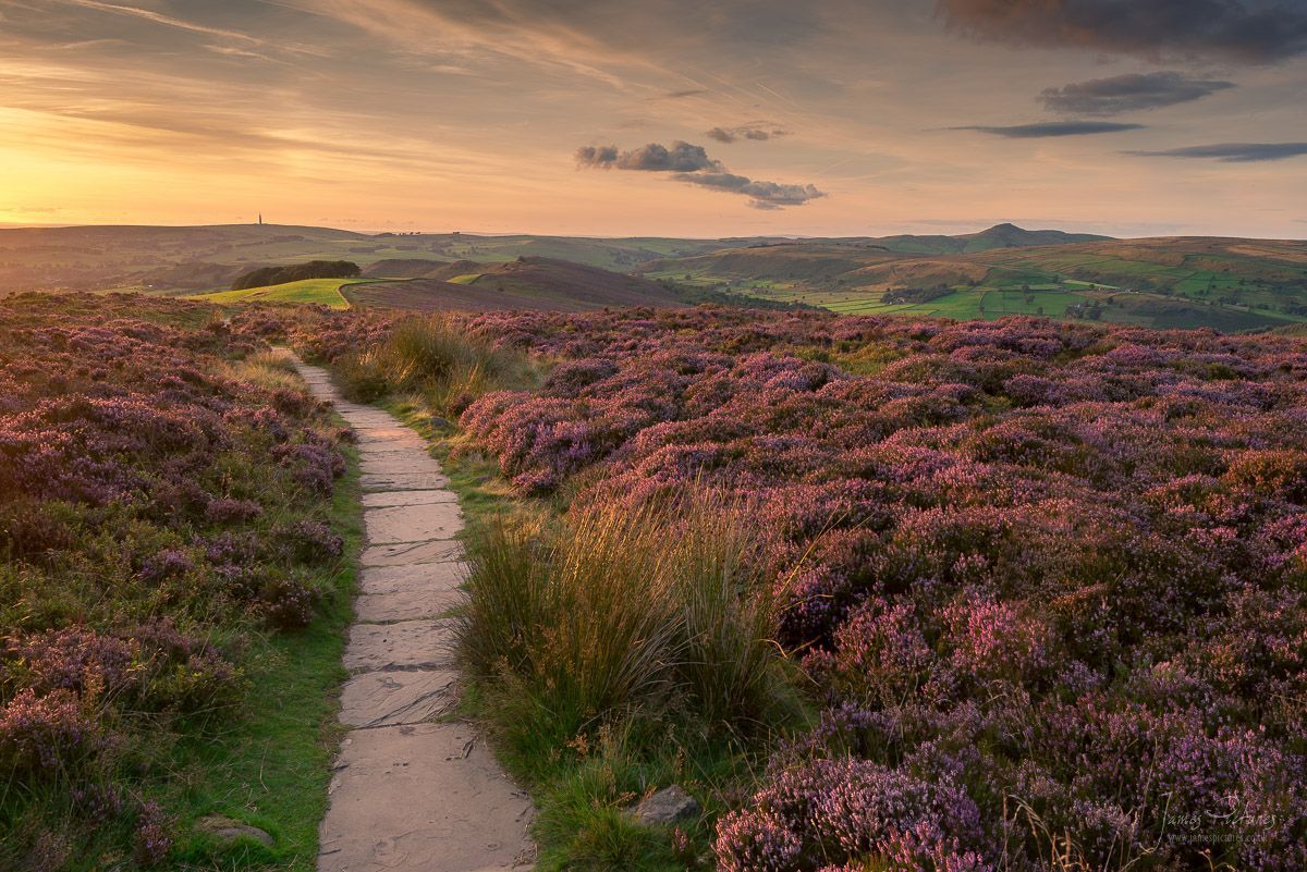 Sunset On The Roaches