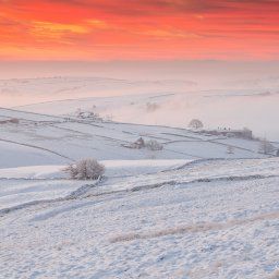 Peak District Winter Scene
