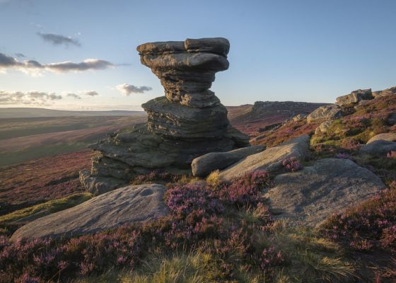 the gritstone rock formation of the salt cellar