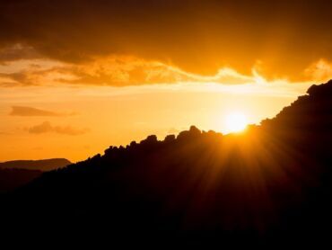 The Roaches at Sunset
