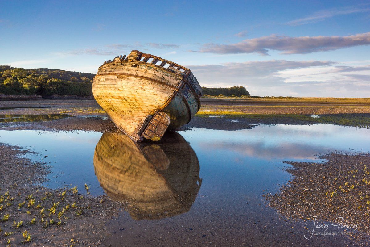 Dulas Bay - Old Boat I have no idea how old this old boat is, but it fascinates me, wondering where it has been and how it came to rest here.