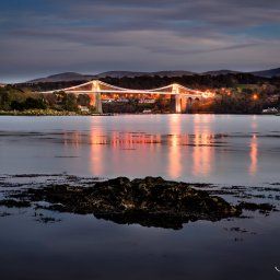 The Menai Bridge, the entrance to Anglesey!