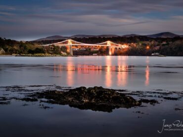 The Menai Bridge, the entrance to Anglesey!