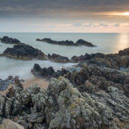 This was taken on the Northern most edge of Llanddwyn Island. Whilst waiting for the sun to set I had a play with my new Lee Little Stopper